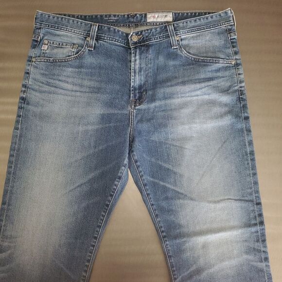AG Adriano Goldschmied The Graduate AG-ED Tailored Leg Denim Blue Jeans size 38 - Picture 2 of 14
